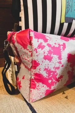 2 Fly Co. Hide Your Crazy Traveler Pink Cowhide -Clothing Women's Clothing/Brgs sales store 1220a10