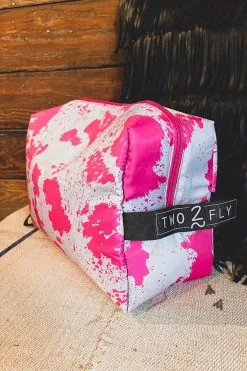 2 Fly Co. Hide Your Crazy Traveler Pink Cowhide -Clothing Women's Clothing/Brgs sales store 1220a11