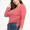 FMP Side Ruched Plus Sized Top Pink 1 FMP Side Ruched Plus Sized Top Pink -Clothing Women's Clothing/Brgs sales store 15366003 003074c3 5170 4009 8483 5fce552ce4e7
