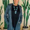 2 Fly Co. Cuddle Cardi Slate Cardigan -Clothing Women's Clothing/Brgs sales store 2FlyCoCARDISLATE139
