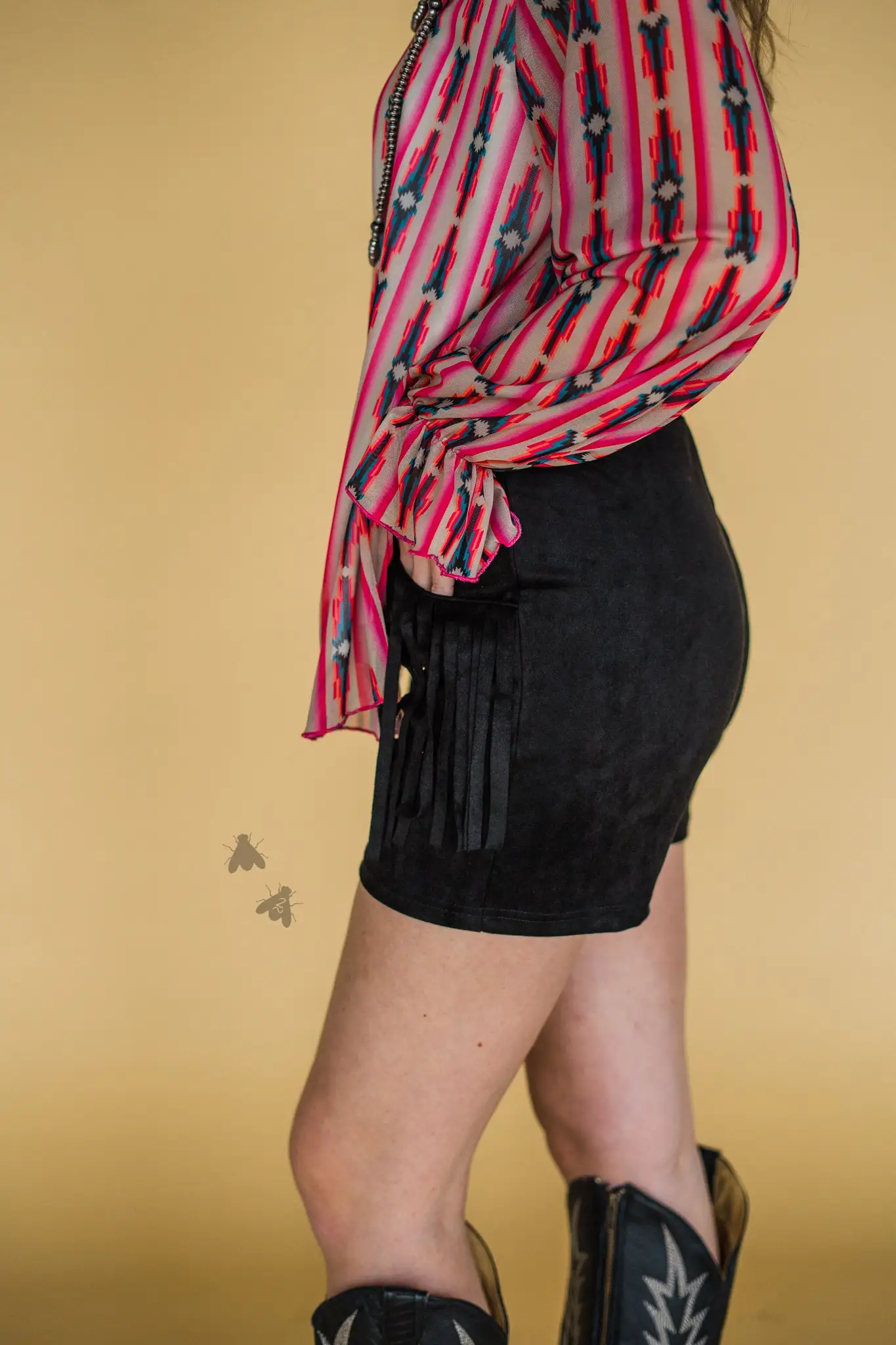 2 Fly Co. San Angelo Suede Shorts 4 2 Fly Co. San Angelo Suede Shorts - Image 2