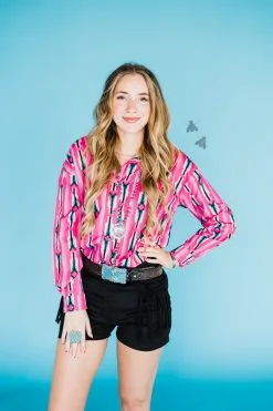 2 Fly Co. Bubble Yum Fun Button-Down Shirt