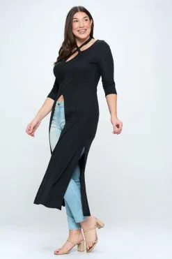 FMP Plus Size Tunic Black -Clothing Women's Clothing/Brgs sales store 398df8ce 2f1d 48d0 a7f3 c159b123aae7