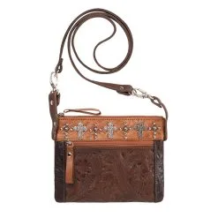 American West Trail Rider Hip/Crossbody Bag With Crosses