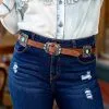 L&B Apparel Buckaroo Spirit Concho Belt 1 L&B Apparel Buckaroo Spirit Concho Belt -Clothing Women's Clothing/Brgs sales store BE 214 BRW 1 cb3b25c0 f542 4e17 927d 939e60a66f8d