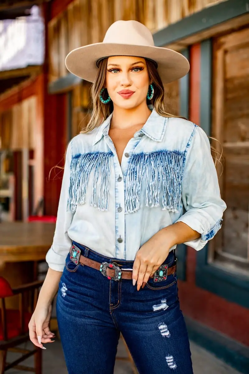 L&B Apparel Buckaroo Spirit Concho Belt 4 L&B Apparel Buckaroo Spirit Concho Belt - Image 2