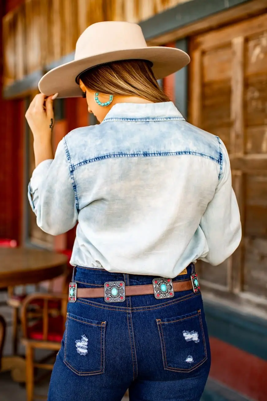 L&B Apparel Buckaroo Spirit Concho Belt 5 L&B Apparel Buckaroo Spirit Concho Belt - Image 3