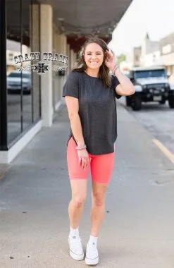 Crazy Train Clothing Neon Coral Bike Shorts -Clothing Women's Clothing/Brgs sales store BikerBabeNeonCoral1 094632db f287 45aa 9e4b d8a59191bb49