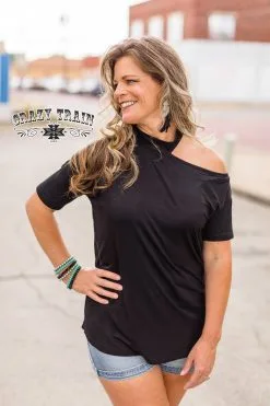 Crazy Train Clothing Blakely Black Top