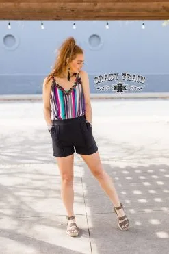 Crazy Train Clothing Closet Staple Shorts -Clothing Women's Clothing/Brgs sales store ClosetStapleShortsT2