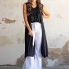 L&B Apparel Cynthia Sleeveless Duster -Clothing Women's Clothing/Brgs sales store DKDU01 BLK 3