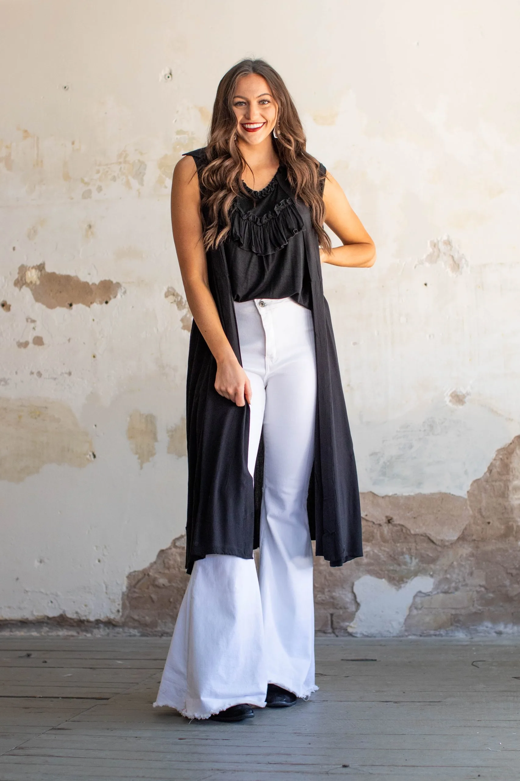 L&B Apparel Cynthia Sleeveless Duster 2 L&B Apparel Cynthia Sleeveless Duster