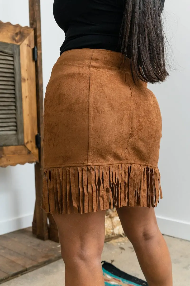 L&B Apparel Fringe Hem Mini Skirt 4 L&B Apparel Fringe Hem Mini Skirt - Image 2