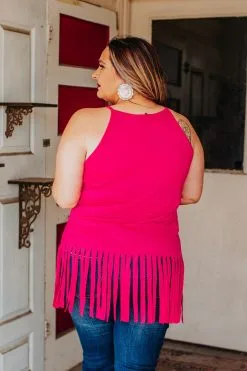 L&B Apparel Western Ways Fringe Tank 12 L&B Apparel Western Ways Fringe Tank -Clothing Women's Clothing/Brgs sales store DTO124MAG 4