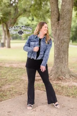 Crazy Train Clothing Denim Darlin Jacket -Clothing Women's Clothing/Brgs sales store DenimDarlinJacketS5
