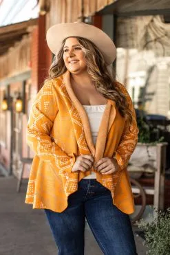 L&B Apparel Delaney Open Front Cardigan -Clothing Women's Clothing/Brgs sales store F0978 MUSTARD X 1