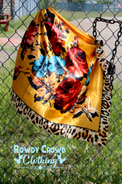 ROWDY CROWD CLOTHING Feisty Floral Wild Rag