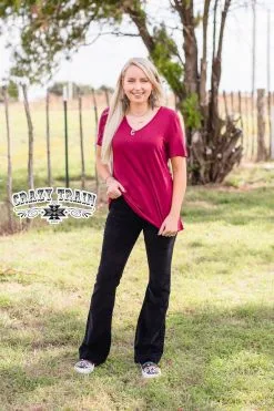 Crazy Train Clothing Good Vibes Black Corduroy Flares -Clothing Women's Clothing/Brgs sales store GoodVibesCorduroysBlack2