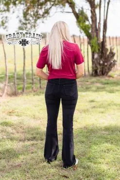 Crazy Train Clothing Good Vibes Black Corduroy Flares -Clothing Women's Clothing/Brgs sales store GoodVibesCorduroysBlack5