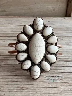 Blue Tortoise Cowgirl Bangle Bracelet