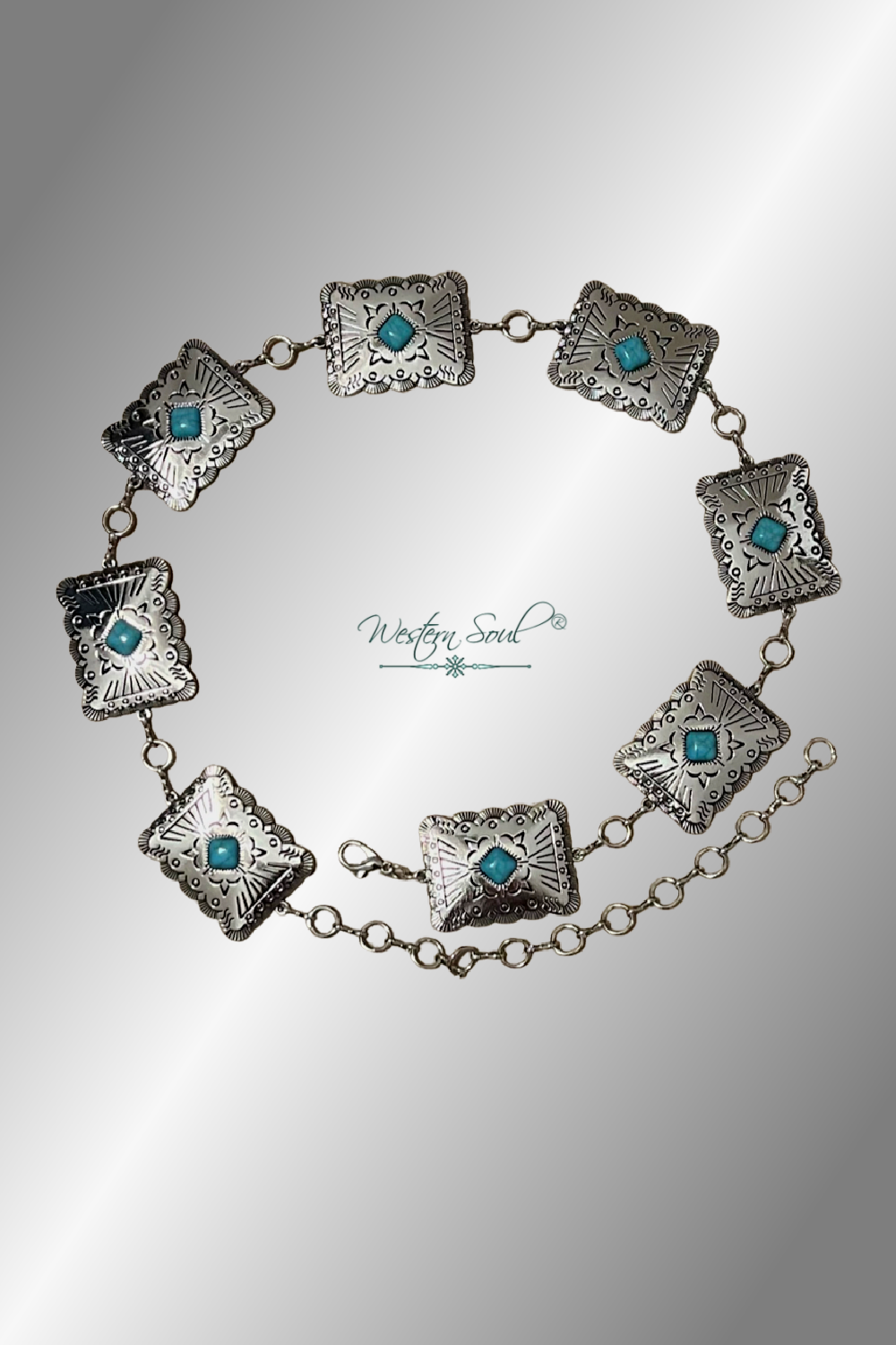 L&B Apparel Willow Ranch Concho Belt 4 L&B Apparel Willow Ranch Concho Belt - Image 2