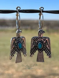 Sterling Kreek Clothing Wild Thunderbird Earrings