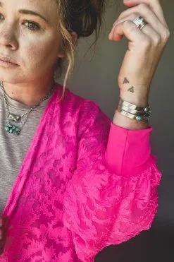 2 Fly Co. Swank Cardi Pink -Clothing Women's Clothing/Brgs sales store IMG 2273