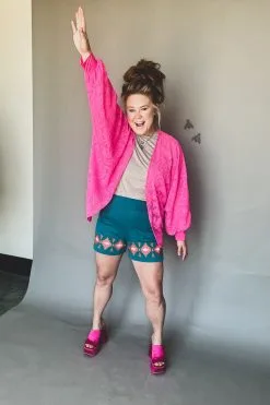 2 Fly Co. Swank Cardi Pink -Clothing Women's Clothing/Brgs sales store IMG 2277