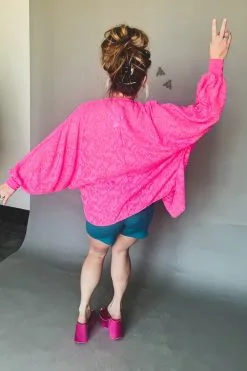 2 Fly Co. Swank Cardi Pink -Clothing Women's Clothing/Brgs sales store IMG 2278