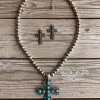 Icon Western Cross Necklace Set -Clothing Women's Clothing/Brgs sales store IMG 2631 1 1