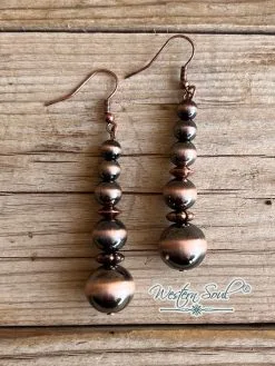 Wildflower Navajo Style Dangle Earrings