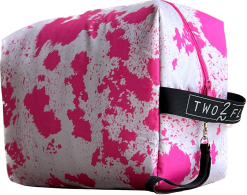 2 Fly Co. Hide Your Crazy Traveler Pink Cowhide