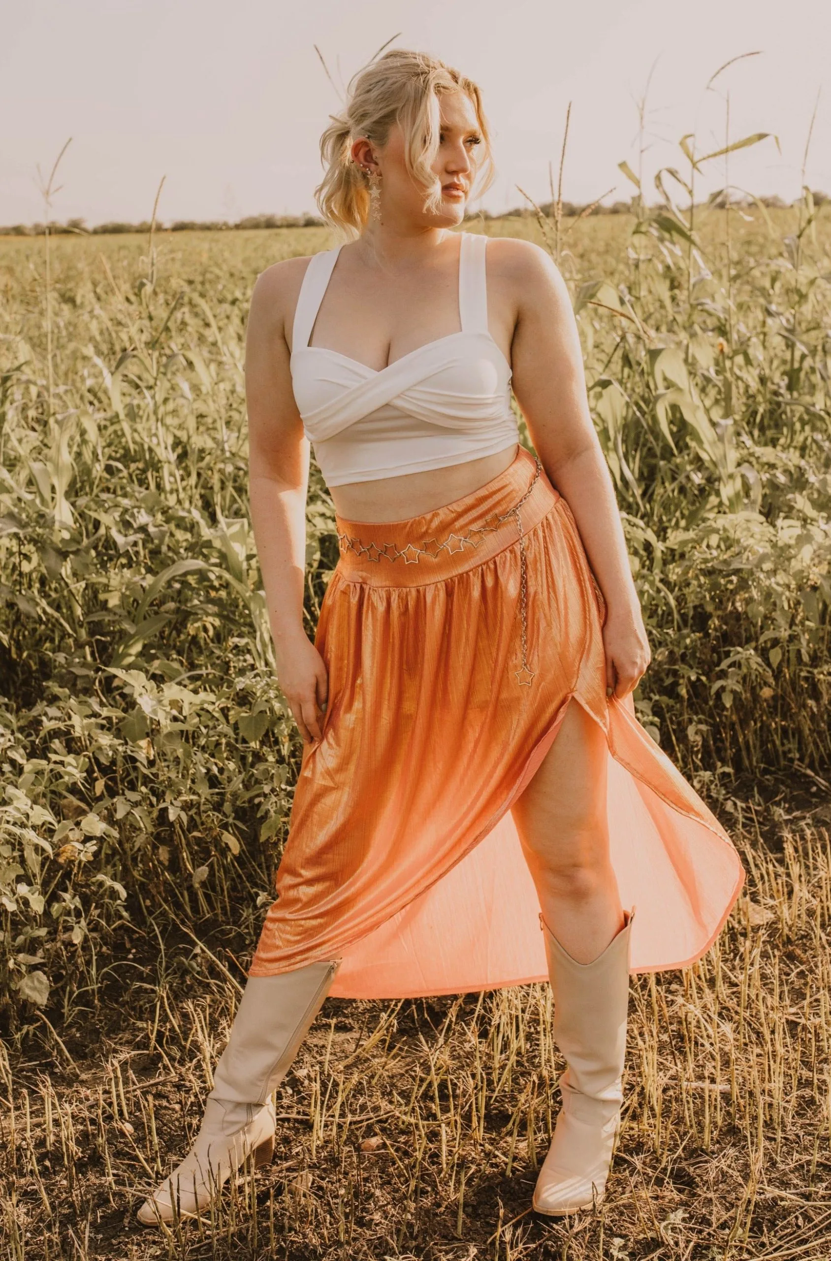 2 Fly Co. Peach Glow Skirt 4 2 Fly Co. Peach Glow Skirt - Image 2