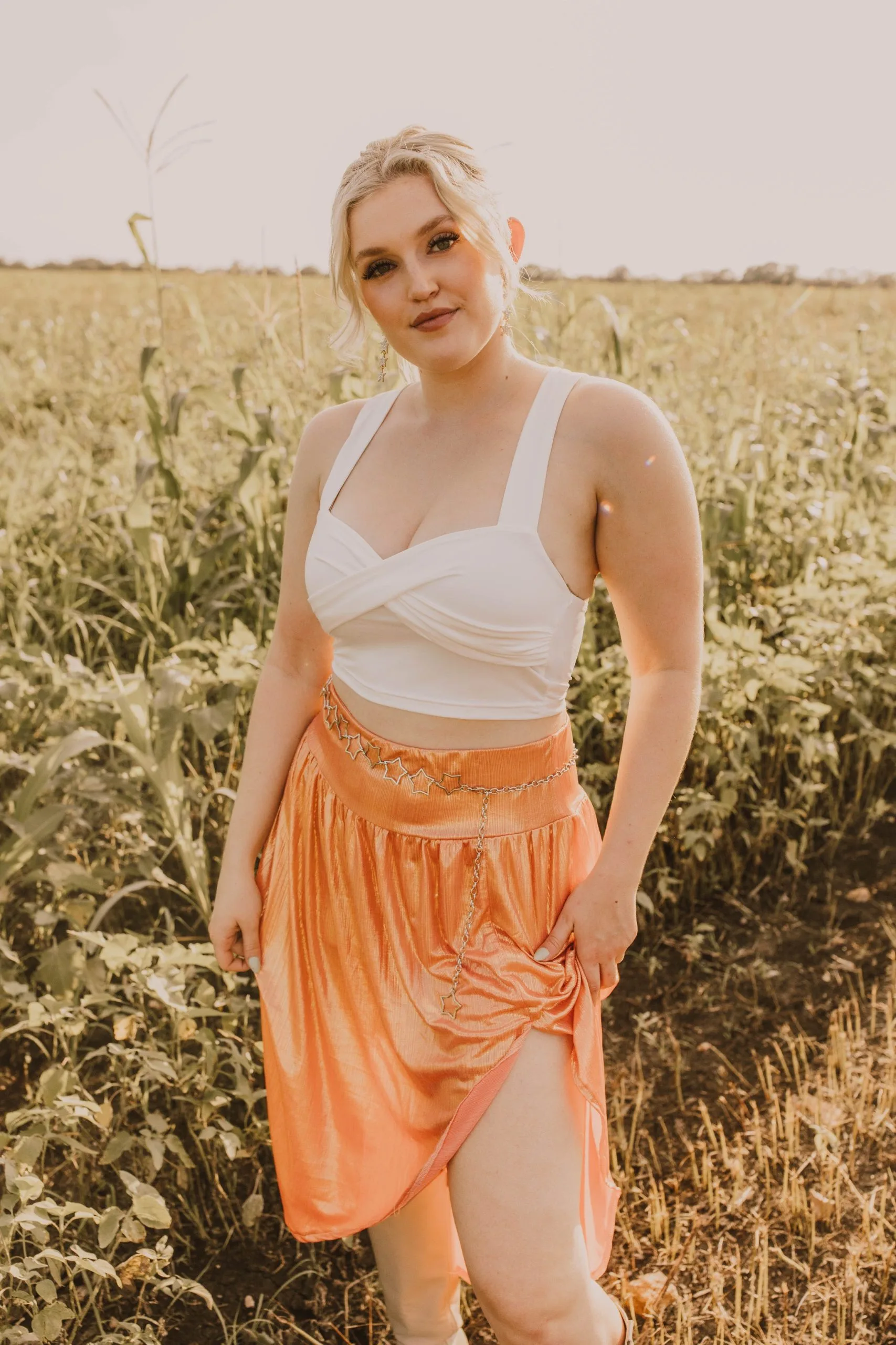 2 Fly Co. Peach Glow Skirt 5 2 Fly Co. Peach Glow Skirt - Image 3