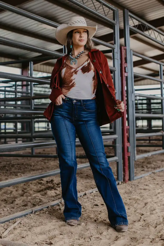 L&B Apparel Cowgirl Wide Leg Jeans 3 L&B Apparel Cowgirl Wide Leg Jeans