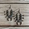 Blue Tortoise Squash Blossom Bling Earrings -Clothing Women's Clothing/Brgs sales store IMG 5065 1
