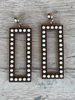 Blue Tortoise Western Sass Ivory Earrings