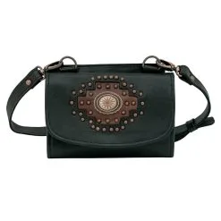 American West Midnight Copper Crossbody Wallet