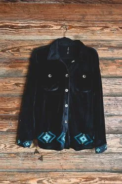 2 Fly Co. Kingman Shacket Black