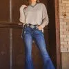 L&B Apparel Jen's Bell Bottom Jeans -Clothing Women's Clothing/Brgs sales store L18018 MW 3 a70d3c76 1b2d 4050 8a8f 15ddf70d4d09