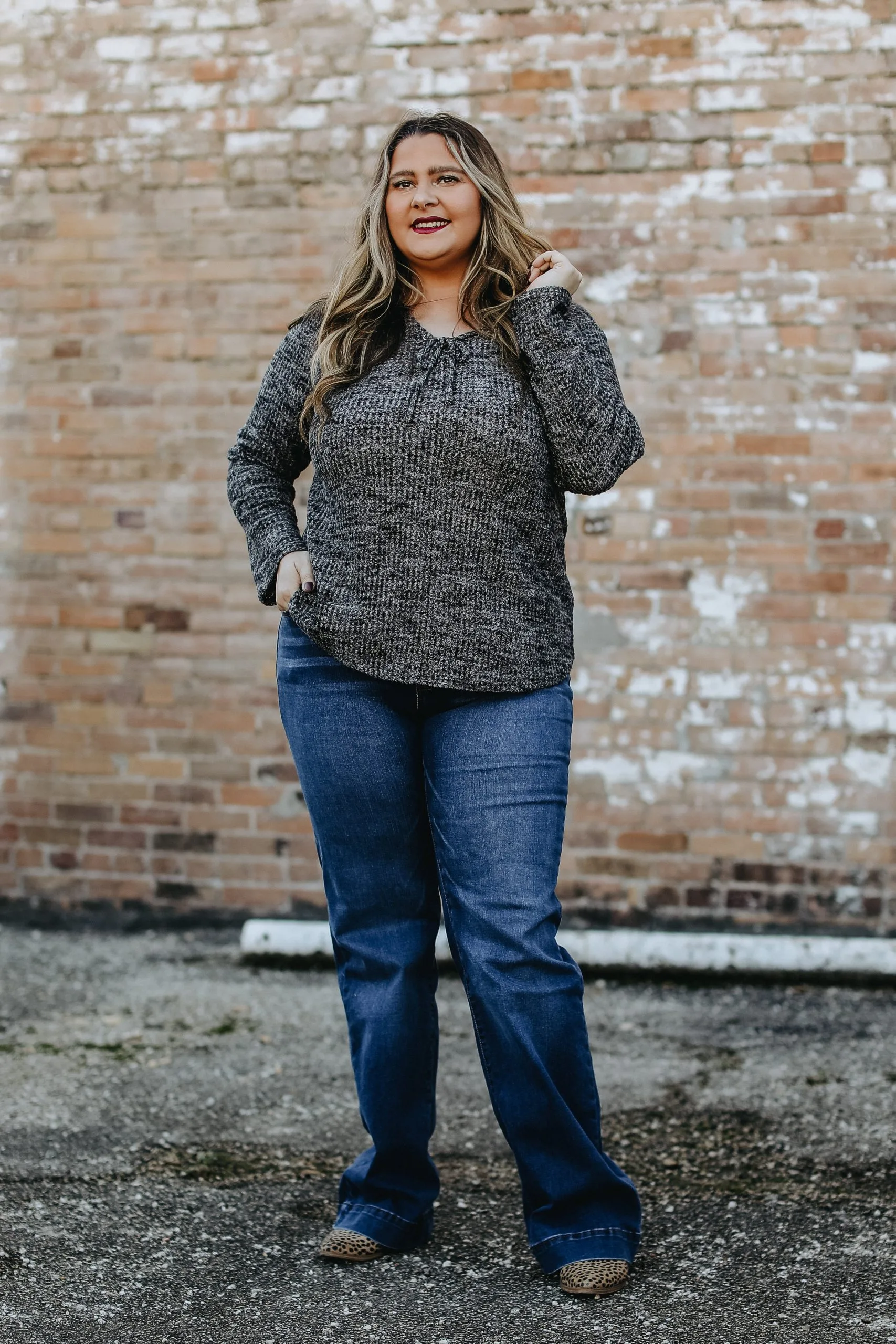 L&B Apparel Plus Size Trouser Bootcut Jeans 4 L&B Apparel Plus Size Trouser Bootcut Jeans - Image 2