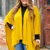 L&B Apparel High Plains Mustard Ruana Wrap 1 L&B Apparel High Plains Mustard Ruana Wrap -Clothing Women's Clothing/Brgs sales store LB T ATV MU X 3 1