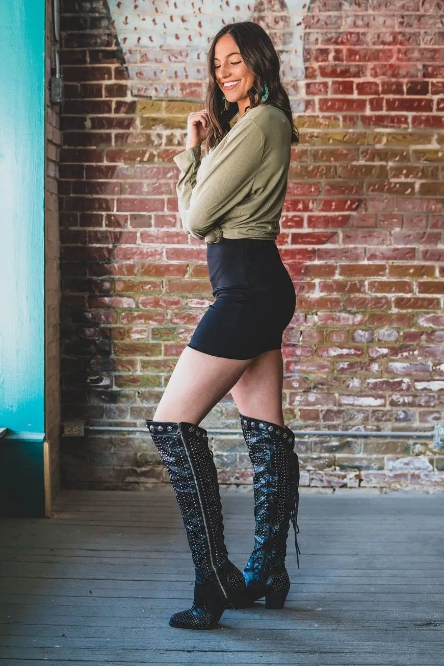 L&B Apparel Adorable Black Mini Skirt 3 L&B Apparel Adorable Black Mini Skirt