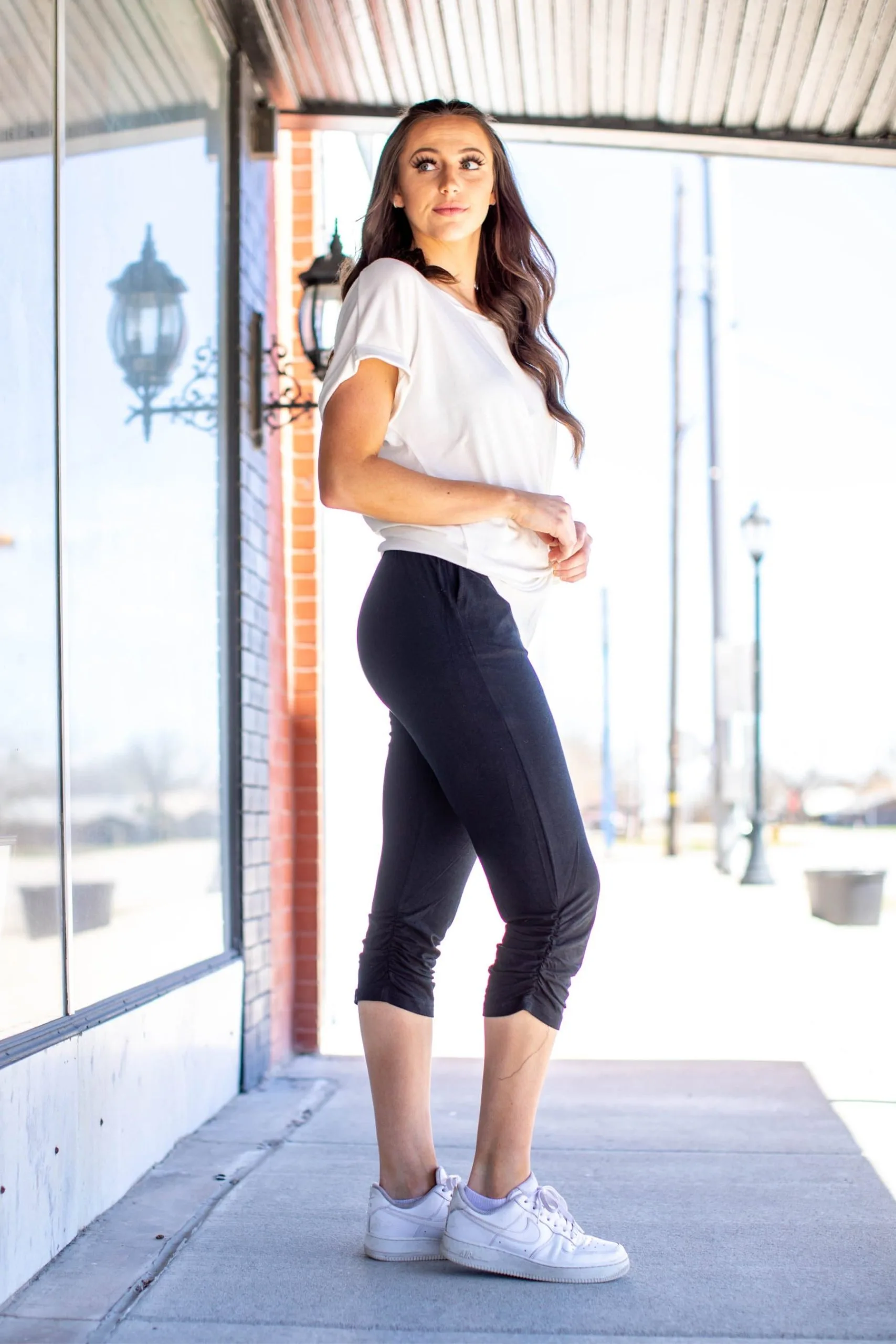 L&B Apparel Shorties Black Cropped Pants 4 L&B Apparel Shorties Black Cropped Pants - Image 2