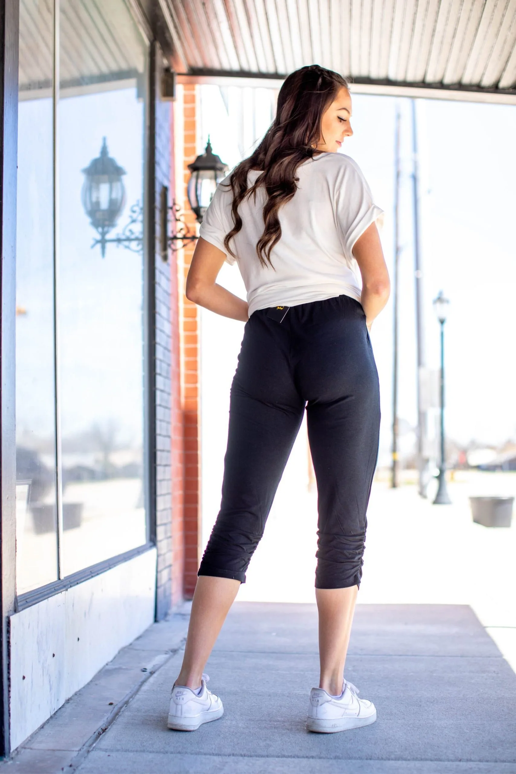 L&B Apparel Shorties Black Cropped Pants 5 L&B Apparel Shorties Black Cropped Pants - Image 3