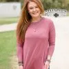 Crazy Train Apparel Pinedale Basic Long-sleeved Top 2 Crazy Train Apparel Pinedale Basic Long-sleeved Top -Clothing Women's Clothing/Brgs sales store PinedaleBasicMauve1 1
