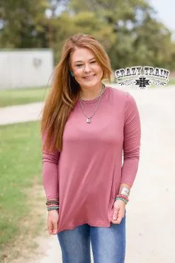 Crazy Train Apparel Pinedale Basic Long-sleeved Top