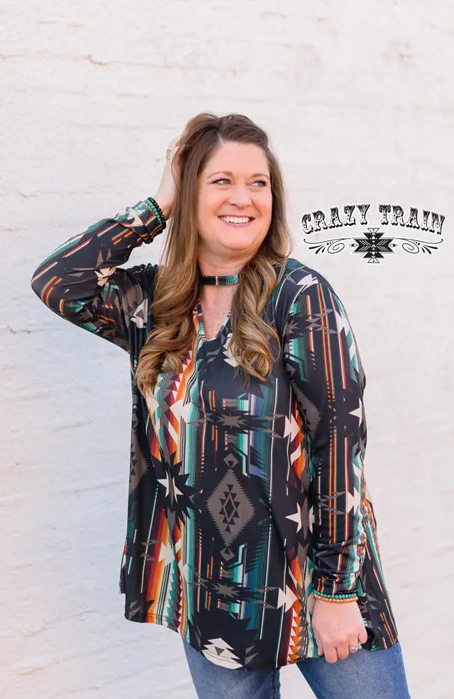 Crazy Train Clothing Rock Springs Top 4 Crazy Train Clothing Rock Springs Top - Image 2