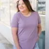 Crazy Train Apparel Solid Choice Top Lavendar -Clothing Women's Clothing/Brgs sales store SolidChoiceLavender1 2