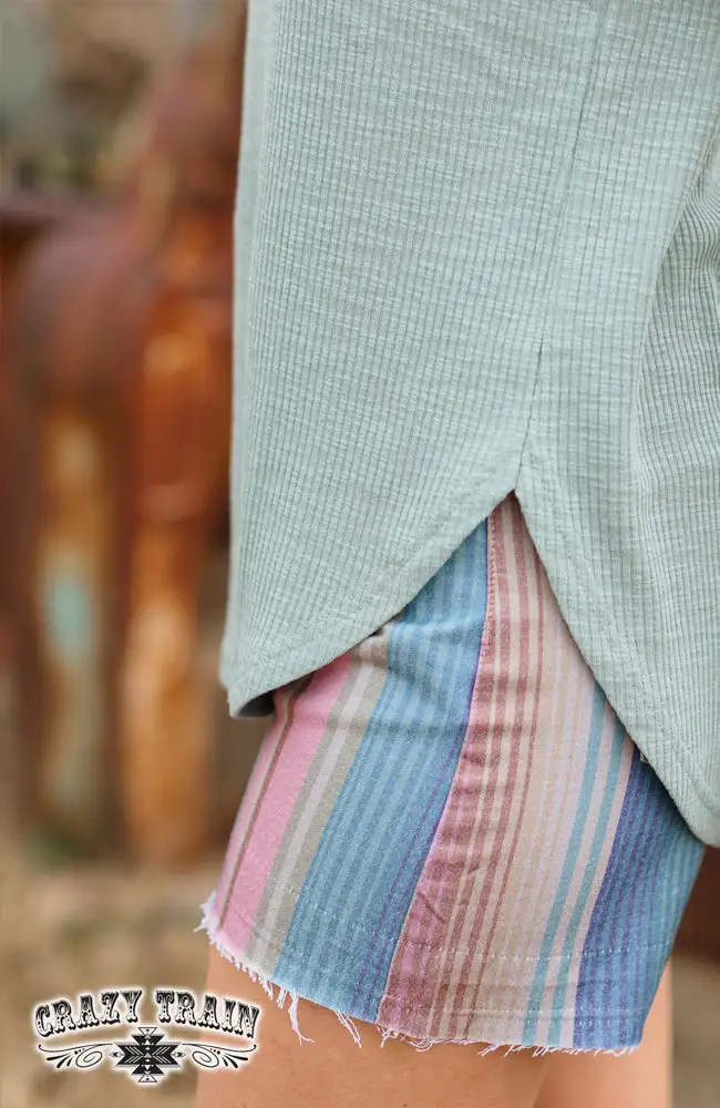 Crazy Train Clothing Vintage Solid Choice Top Sage 4 Crazy Train Clothing Vintage Solid Choice Top Sage - Image 2